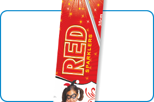 Supreme Red Sparklers